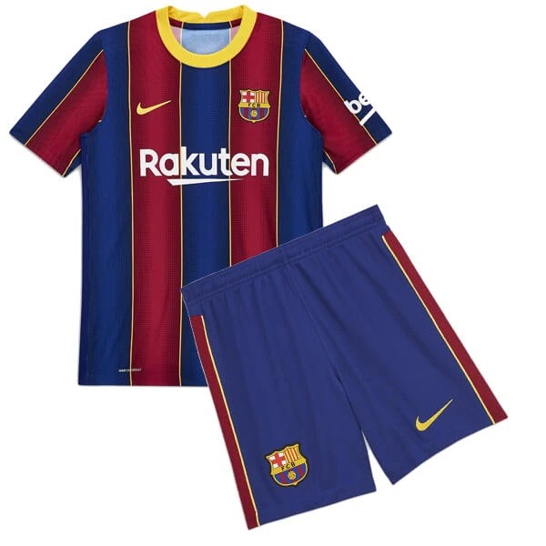 Maglia Barcellona 1ª Bambino 2020-2021 Blu Rosso